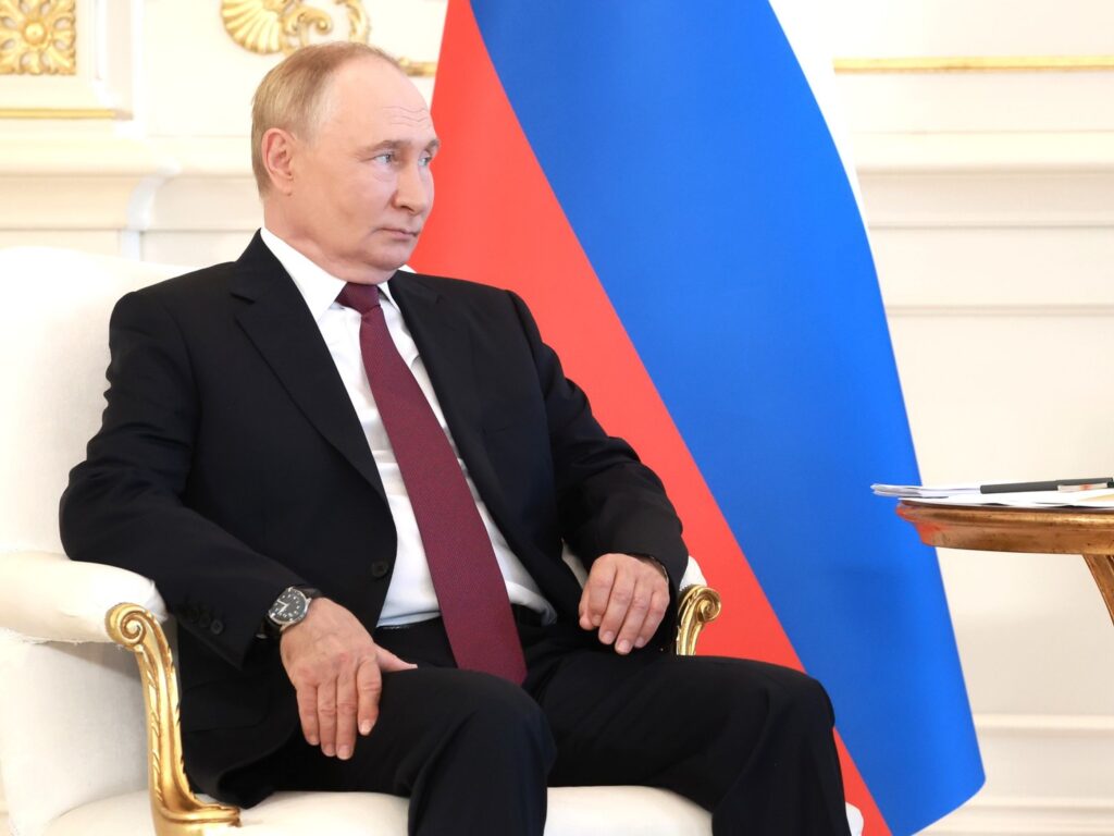 Russian President Vladimir Putin in Azerbaijan