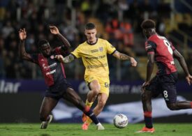 Dennis Man, pe teren în Monza - Parma 1-1, în Serie A