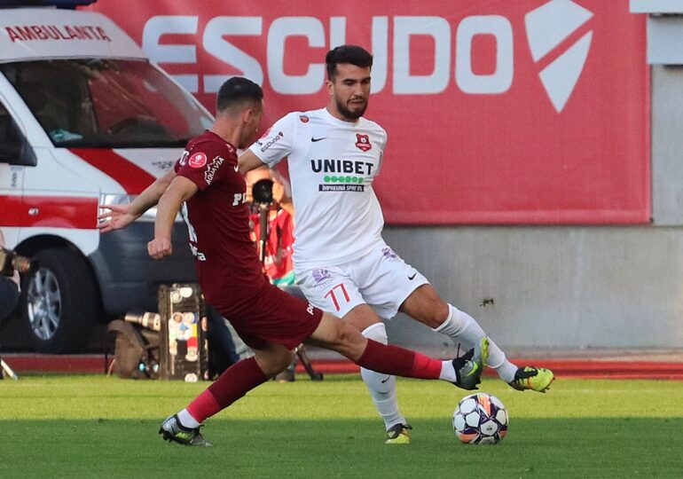 Superliga: Remiză spectaculoasă între CFR Cluj și Hermannstadt, la Sibiu