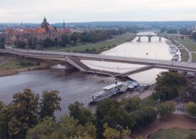 Cum arată un pod prăbușit în centrul orașului Dresda, din Germania (Foto)