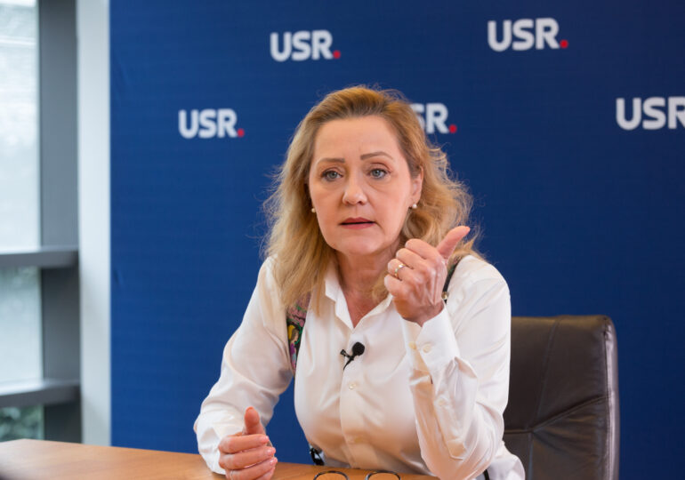 Elena Lasconi promite creșterea salariilor cu 500 de lei net prin reducerea taxelor pe muncă <span style="color:#990000;">Video</span>