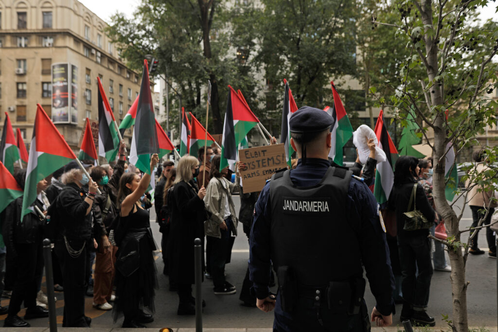 BUCURESTI - PROTEST PRO-PALESTINA - 12 OCT 2024