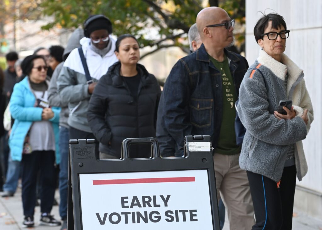 US Presidential Elections - Early voting in New Yo