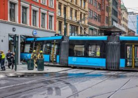 Un tramvai a deraiat și a intrat într-un magazin din centrul capitalei Oslo: Patru persoane au fost rănite (Foto & Video)