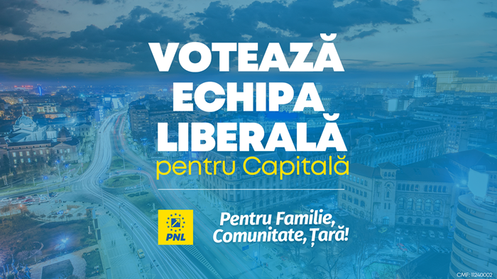 PNL București, pentru o Românie 3D - democratică, dezvoltată, demnă