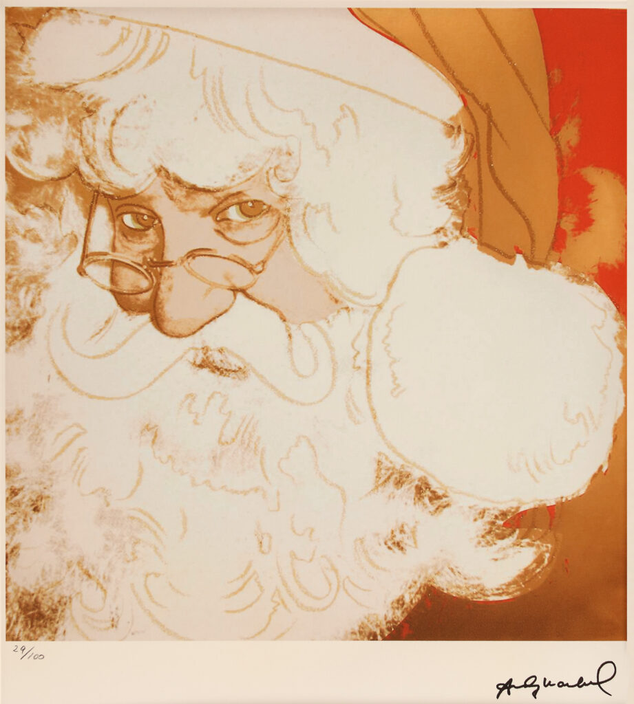 Andy-Warhol-Santa-Claus