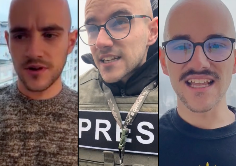 Alex Craiu, the TikTok chronicler of the war: People's reaction to my posts has been incredible - <span style="color:#990000;">Interview</span>