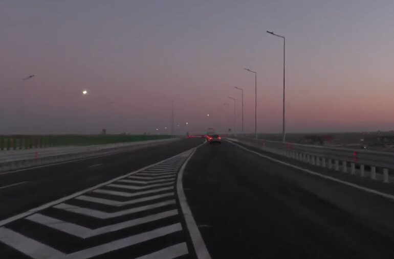 S-a deschis circulația pe primii kilometri din Autostrada Moldovei (Video)