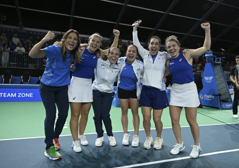 Italia, prima finalistă a Billie Jean King Cup