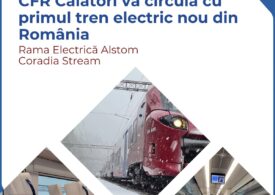 Primul tren electric de la Alstom va circula de miercuri. Pe ce rută și cât costă biletele