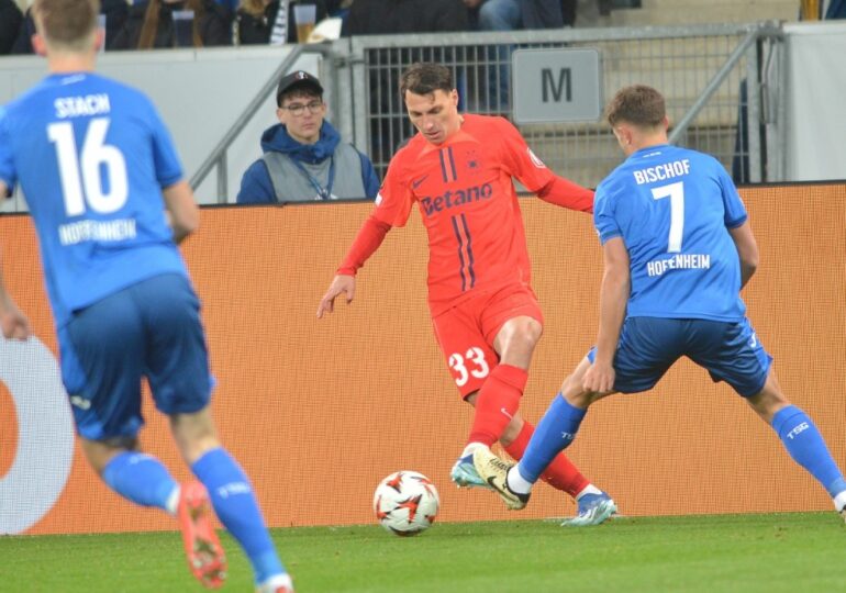 Antrenorul lui Hoffenheim contestă rezultatul din meciul cu FCSB