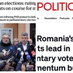 Alegerile parlamentare din România, în presa străină: Social-democrații sunt în frunte, dar extrema dreaptă e în creștere