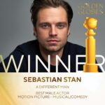 Câștigători Globurile de Aur 2025: Sebastian Stan, premiat pentru rolul din „A Different Man”: România, te iubesc! (Video)