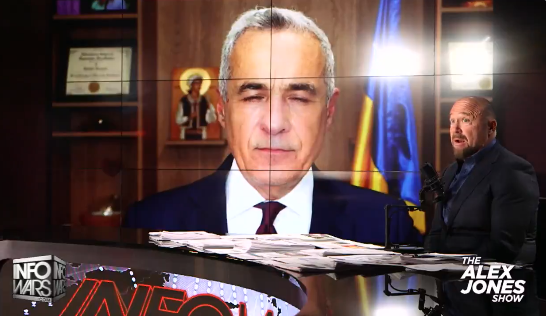 Călin Georgescu, anti-NATO and EU delirium in an interview for conspiracy theorist Alex Jones: "They want to start World War III, and the gateway is Romania" (Video)