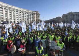 Mii de polițiști au protestat la București față de prevederile ordonanței trenuleț (Foto)