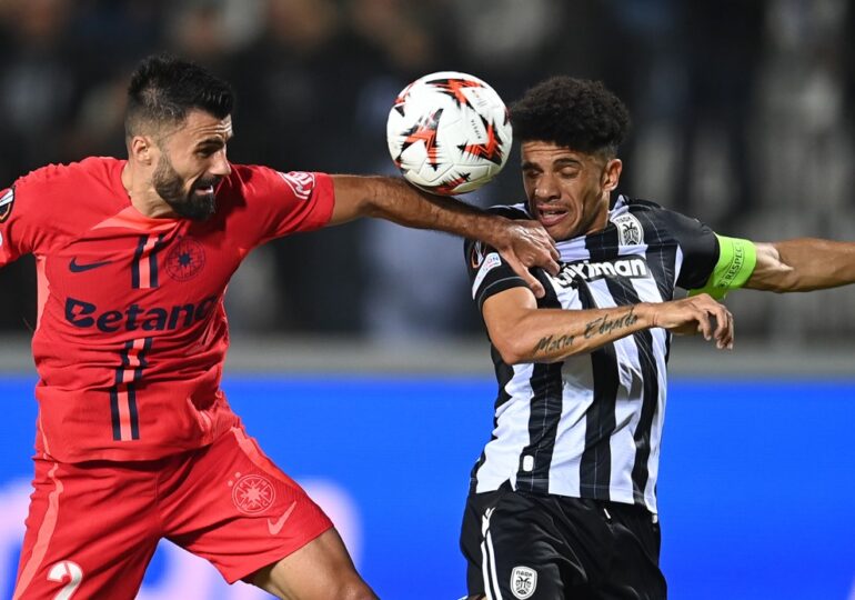 FCSB o învinge în deplasare pe PAOK și e aproape de optimile Europa League