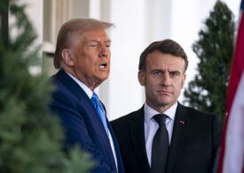 Moment tensionat la Casa Albă: Macron îl întrerupe pe Trump pentru a-l corecta. Liderul SUA refuză să spună că Putin e dictator