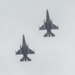 Piloții de F-16 aveau autorizarea de a trage asupra dronei rusești, dar au decis să nu o doboare. Băsescu: A fost o greșeală că nu i s-a demonstrat Rusiei că poate fi lovită