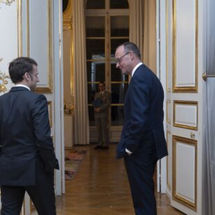 Emmanuel Macron si Friedrich Merz