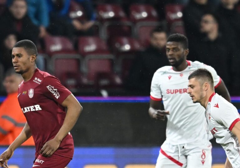 Superliga: CFR Cluj învinge Dinamo fără emoții și urcă pe primul loc