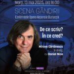 Mircea Cărtărescu invitat la Scena Gândirii – Conferințele Operei Naționale București