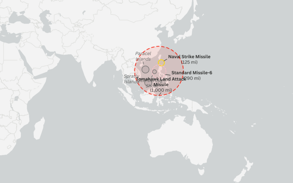 hartă rachete Filipine
