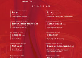 10 spectacole invitate de operă, balet, musical și operetă la Bucharest Opera Festival, ediția a patra, între 15 și 24 iunie, pe scena ONB