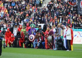 Presa internațională a comentat imaginile virale cu jucătorii costumați ai campioanei FCSB