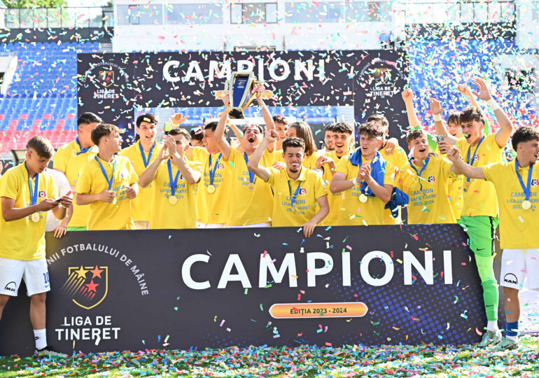FCSB, campioană la pătrat. A cucerit titlul și în Liga de Tineret