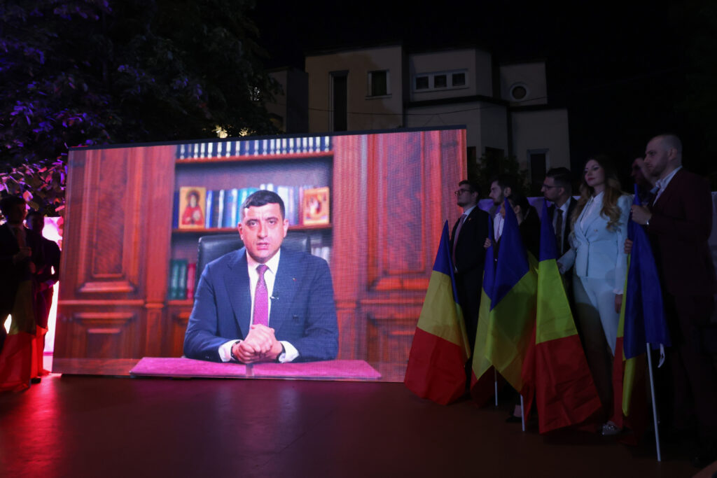 BUCURESTI - ALEGERI 2025 - GEORGE SIMION - EXIT PO