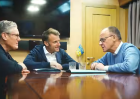 Palatul Élysée dezminte un fake news despre un pliculeț de cocaină în trenul cu care liderii europeni s-au dus la Kiev