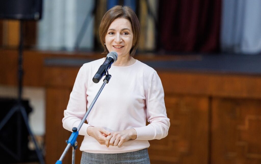 Maia Sandu, propusă la Nobelul pentru Pace