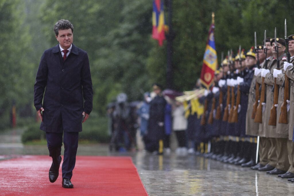 Nicusor Dan ceremonie Cotroceni