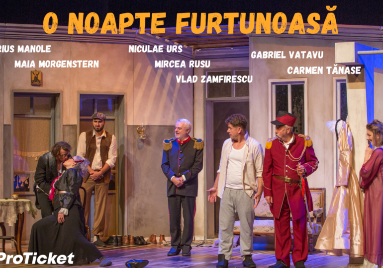 De la Caragiale la comedie de autor contemporan, O noapte furtunoasă și All Inclusive, pe scena TNB la final de iunie