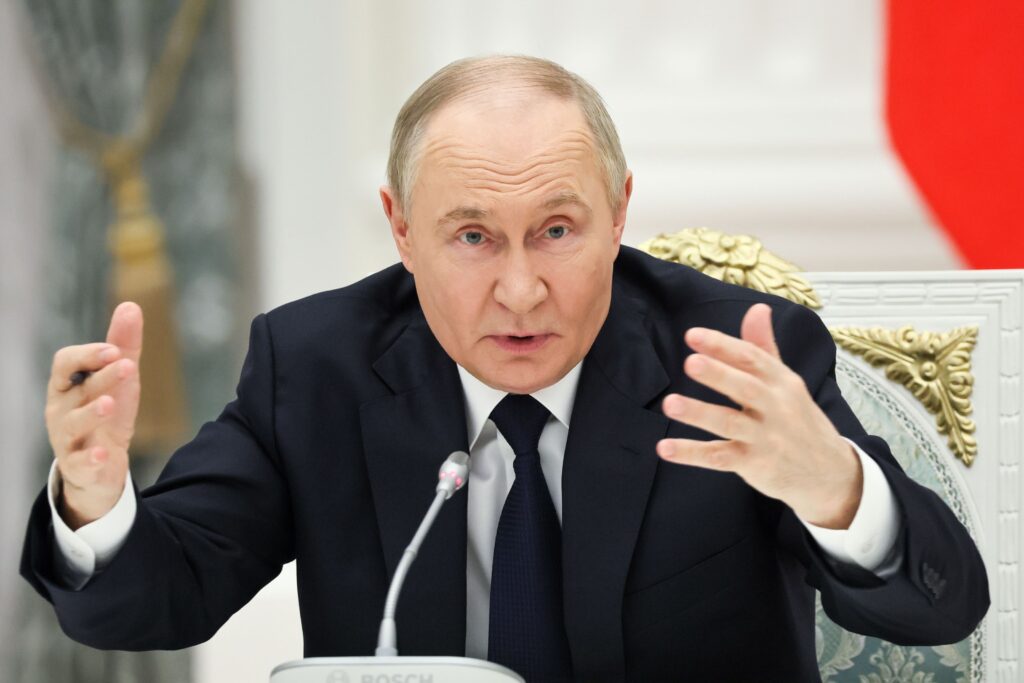 President Putin Meets With Russian Business Leader