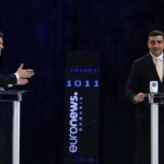 Duel încins la prima dezbatere TV înainte de turul 2. Nicușor Dan: Proiectați doar haos. Simion: Sunt mai bun la aruncat cu vorbe! USR: Și Simion o să-l voteze pe Nicușor!