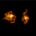 „Duelul galaxiilor”, fenomenul rar pe care astronomii l-au văzut pentru prima oară