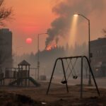 Incendii puternice în Canada, cu flăcări de peste 30 de metri în înălțime. 17.000 de persoane sunt evacuate (Foto & Video)