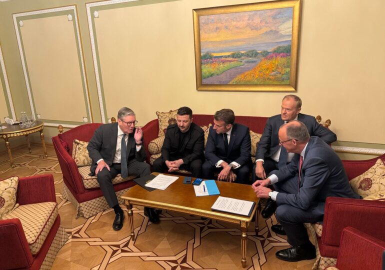 Liderii UE l-au sunat pe Trump de la Kiev cu un armistițiu imediat. Medvedev: "Băgați-vă aceste planuri de pace în fundul vostru de toate genurile"