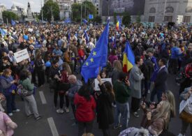 Marșuri pro-europene, de Ziua Europei, la București și în marile orașe: „Votăm, nu plecăm”, „Nu vrem țara înapoi, vrem țara înainte”
