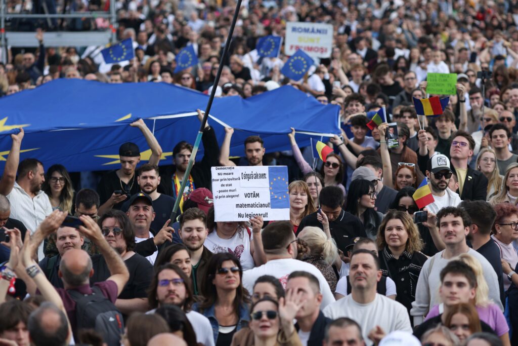 miting Nicușor Dan