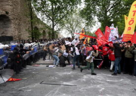 Proteste uriașe de 1 Mai: Peste 400 de arestări la Istanbul, greve în Grecia, apel împotriva "trumpizării lumii" în Franța (Foto & Video)
