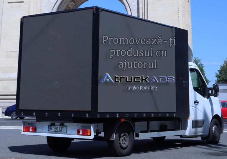 Promovează-ți eficient oferta într-un cartier din București cu ajutorul TruckAds
