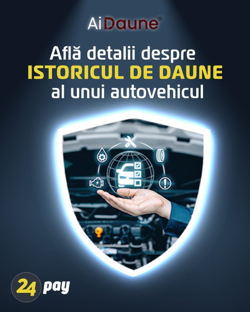 Utilizatorii 24pay pot afla detalii despre istoricul de daune al unui autovehicul direct în aplicație