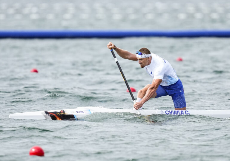 Cătălin Chirilă, medaliat cu bronz în proba de canoe simplu 500 metri, la Europene