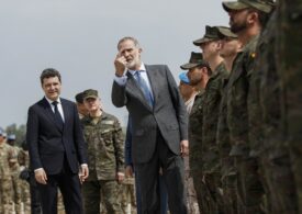 Regele Spaniei, primit la baza militară NATO de la Cincu. Ce i-a spus Nicușor Dan (Foto&Video)