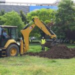 Piața Unirii a devenit șantier. Ce au făcut constructorii deja. Urmează șase luni dificile