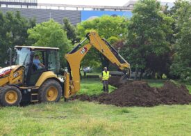 Piața Unirii a devenit șantier. Ce au făcut constructorii deja. Urmează șase luni dificile
