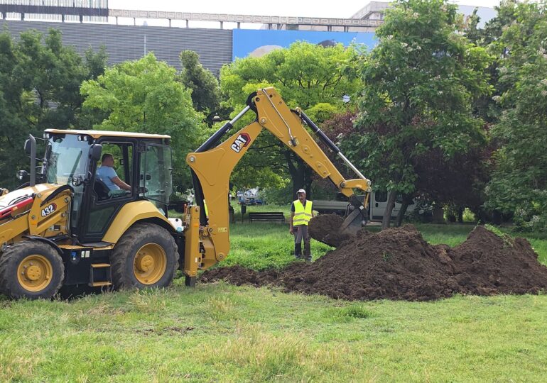 Piața Unirii a devenit șantier. Ce au făcut constructorii deja. Urmează șase luni dificile