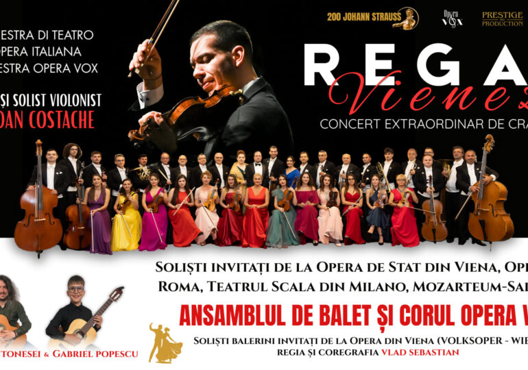 Turneul Național Regal Vienez - Concert Extraordinar de Crăciun în decembrie, în marile orașe ale țării